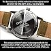WTI WORLD TIME INTERNATIONAL WW2 Military Watch – Vintage USAAF Watch, Swiss-Quartz Movement with Canvas Strap and Leather Lining, 10 ATM Water Resistant. The Perfect WW2 Memorabilia