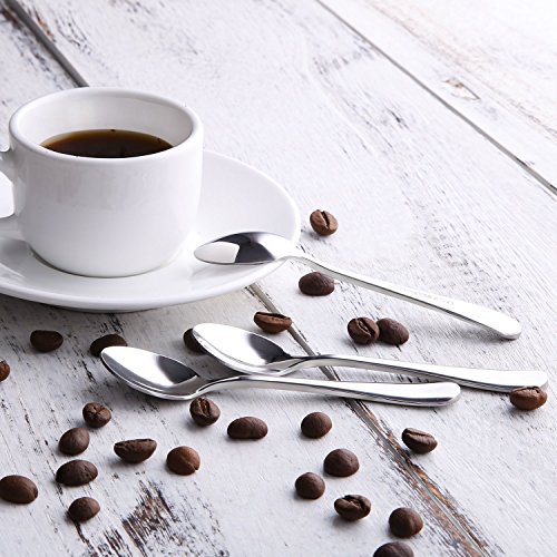 Kumoom 14197829 Demitasse Espresso Spoons,12-Piece Mini Coffee Tiny Stainless Steel Spoons Bistro Small Spoons For Dessert thumb #5