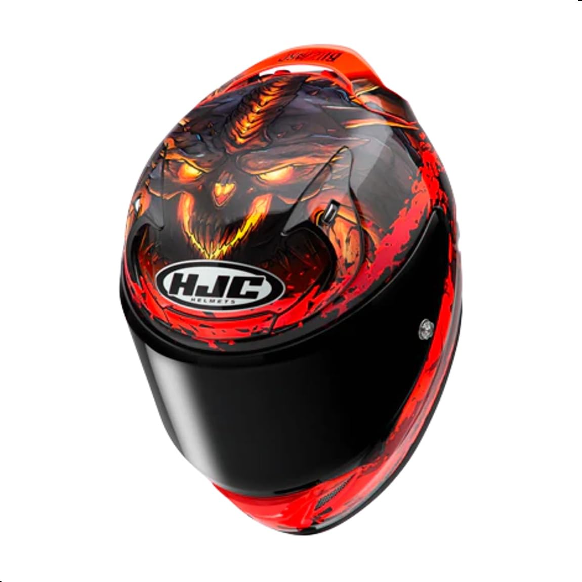 Amazon.com: HJC RPHA 12 Diablo Blizzard Motorcycle Helmet with HJ