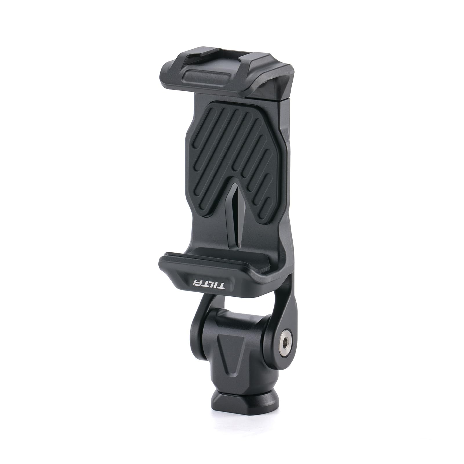 Tilta Stativ-Telefonhalterung mit 1/4"-Gewinde, Handy-Klemmhalterung, 360° drehbar und 180° neigbar, verstellbare Telefonhalterung für Kameras (ohne Adapter) - Schwarz TA-PMB5-NM-B