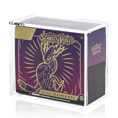Boîtier acrylique pour ETB PKMN anti poussière avec aimants de sécurité