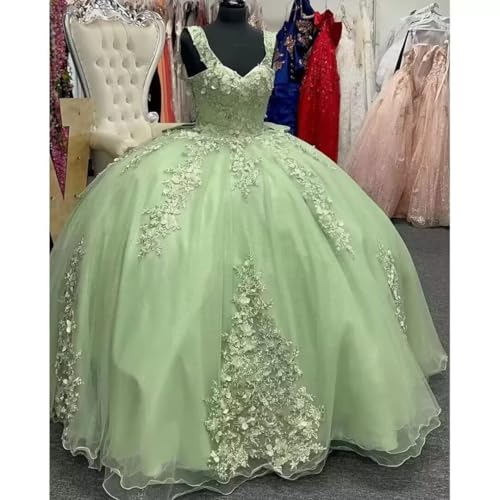 Women's Off Shoulder Quinceanera Dresses Luxury Lace Ball Gowns Beaded Prom Puffy Gown with Train Sweet 15 164