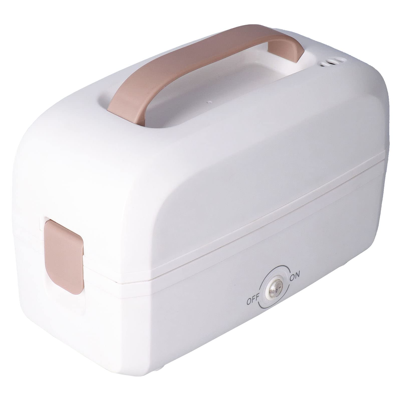 Fdit Elektryczna Lunch Box, Stal Nierdzewna Podwójna Warstwa Szybkie