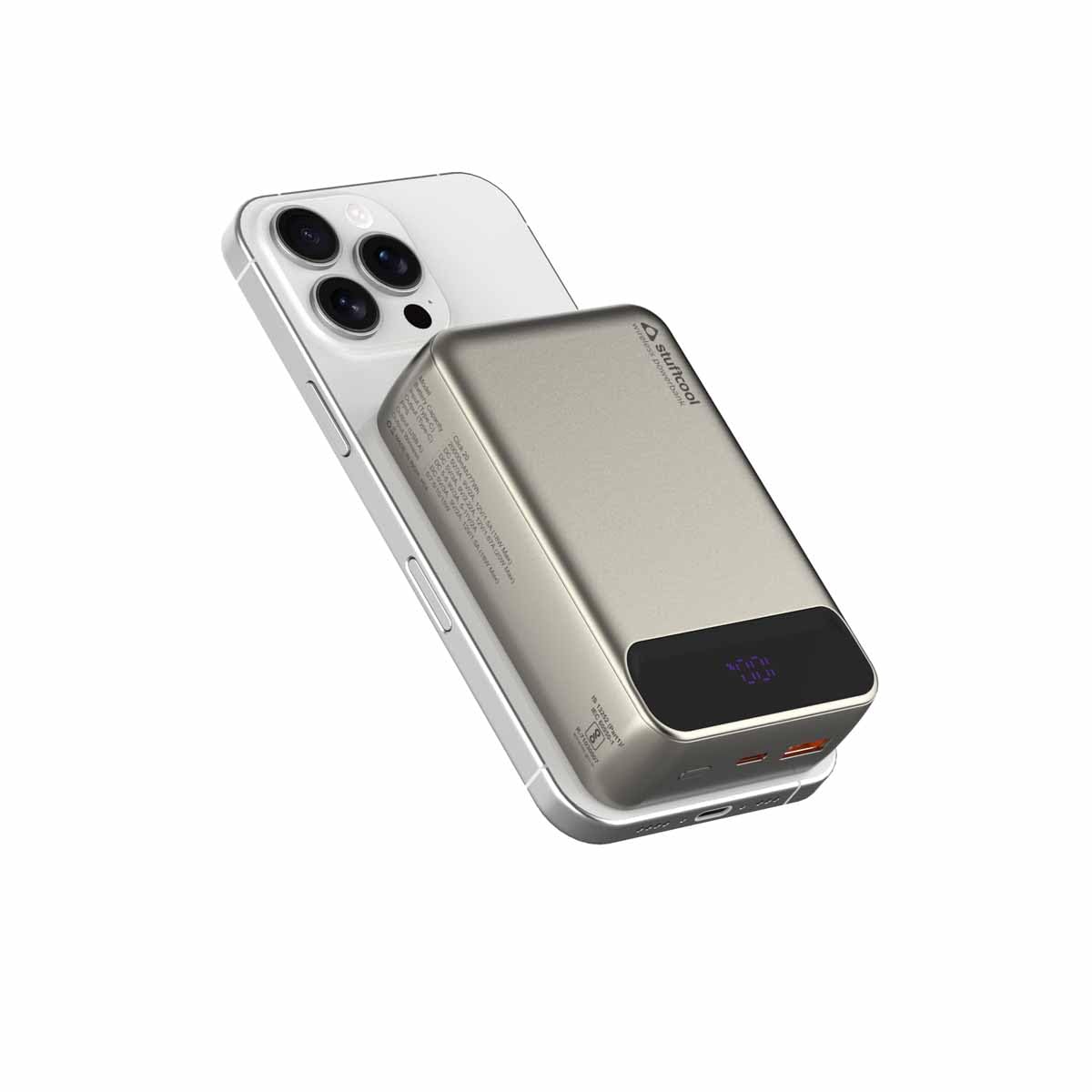 Stuffcool Click 20000mAh Magnetic Wireless Powerbank - Image 1