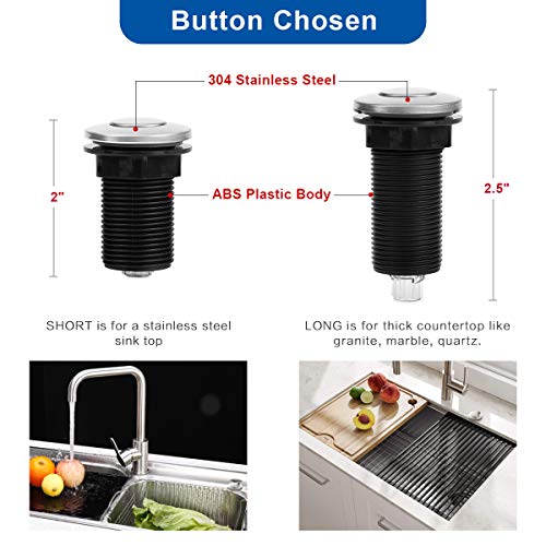 Garbage Disposal Air Switch Kit Dual Outlet Sink Top