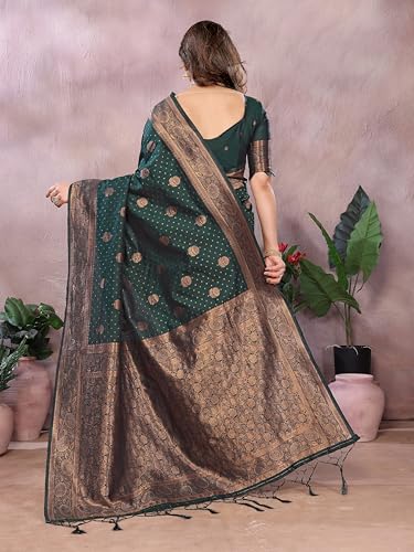 Image of Avantika Fashion Women's Kanjivaram Soft Silk Banarasi Sarees With Blouse Piece