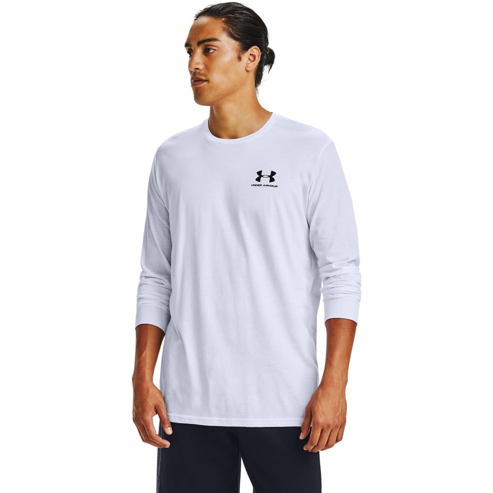Under Armour Bluza z okrągłym kołnierzem męski Sportstyle Left Chest Long Sleeve
