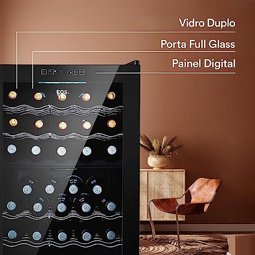 Adega Dual Zone Eos EAC33D 33 Garrafas