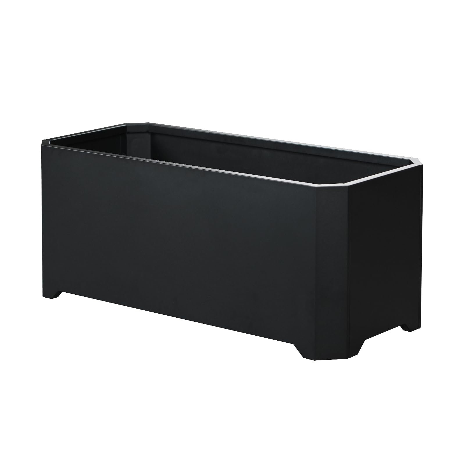 Photo 1 of ****Factory Sealed****
GJWCVL Steel Planter Box-36"x15"x15"-Large Rectangular Planters for Outdoor Plants, Black Matel Planter Box Raised Support Feet for Patio, Deck, Garden, Yard, Drain Holes, Easy Assembly