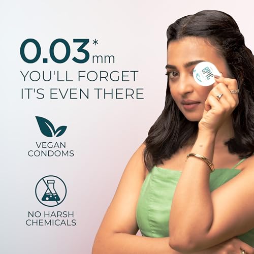 Image of Manforce Epic ThinX Condoms 10 Units with Epic Aloe-Vera & Litchi Lube| 0.03mm Ultra Thin Condoms| Water-based Lube