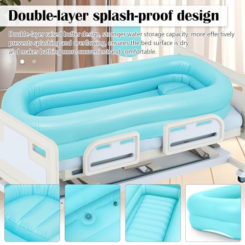 Kit de baignoire de douche gonflable médicale en PVC haute résistance - 3