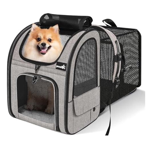 Pecute Expandable Cat and Dog Backpack