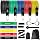 Odoland 16pcs Resistance Bands Set, Exercise Workout Bands with Handles, Resistance Loop Bands, C...