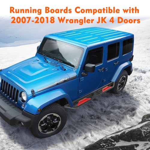 Running Boards para Wrangler JK 4 puertas 2007-2018 miniatura 6