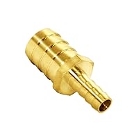 Vista 9 de Joywayus Reductor de Púas de Manguera de 5/32" a 1/4" Reduce el Diámetro Interno de la Manguera Empalme Reductor, Accesorio de Latón de Unión