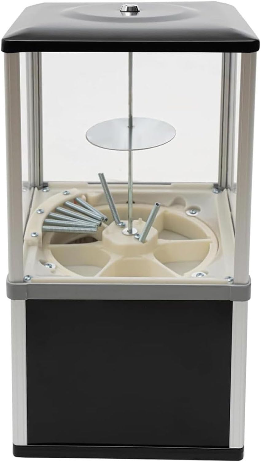 Distributore automatico di monete da 25 centesimi, distributore automatico di monete da 25 centesimi, distributore automatico di caramelle per la casa, distributore automatico di caramelle, nero