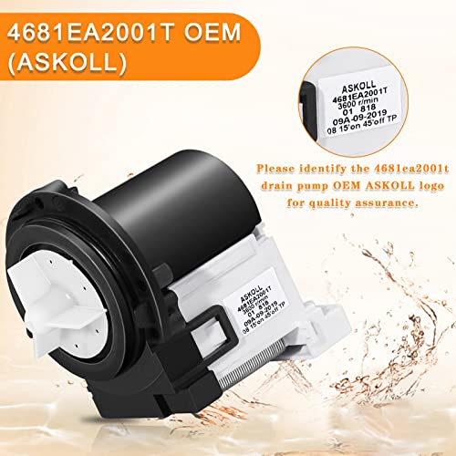 4681EA2001T WM8000HVA WM8100HVA Washer Drain Pump Motor OEM for LG