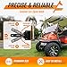 GODCTSUP Deluxe Club Car Headlight and Taillights Kit for Precedent 2004-Up Electric Models, 12V Golf Cart Street Legal Light Kit, Includes Headlight, Taillights, Turn Signal kit