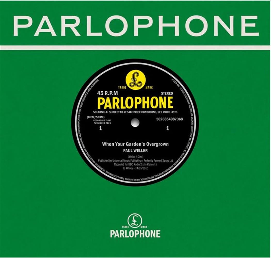 Paul Weller - When Your Garden’s Overgrown/Boy About Town LTD 7” VINYL RSD 2026