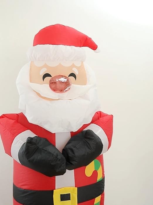 Fiudx Liquidación Navideña Disfraz De Papá Noel Inflable Para Navidad Unisex Para Adultos Para Fiesta De Cosplay Muneco De Nieve