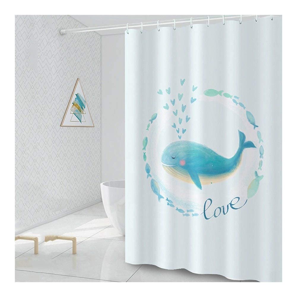 Rideau de douche extra large anti-moisi pour une décoration de salle de bain épurée