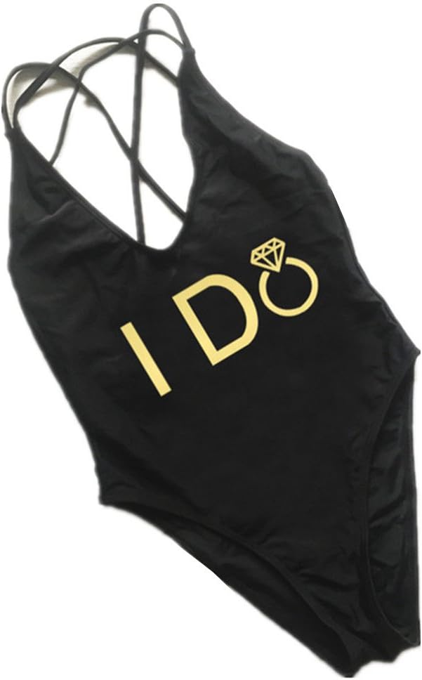 Birde Women's Strappy Swimwear One Piece Bikini Swimsuits Blackless Monokinis