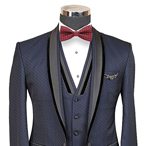 Image of AUSKY 8 PACKS Elegant Adjustable Pre-tied Bow Ties for Men Boys (1&4&5&6&8 Pack for option)