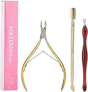 Kit de ferramentas de manicure, 4 peças/conjunto de ferramentas de aço inoxidável para cuidados com as unhas cortador de cutícula de unhas cortador de remoção de pele morta kit de manicure conjuntos de cortadores de unhas