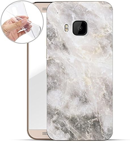 Finoo HTC One Weiche Flexible Silikon-Handy-HA lle Transparente TPU Cover Schale mit Motiv Tasche Case Etui mit Ultra Slim Rundum-Schutz Marmor Finoo HTC One Weiche Flexible Silikon-Handy-HA lle Transparente TPU Cover Schale mit Motiv Tasche Case Etui mit Ultra Slim Rundum-Schutz Marmor