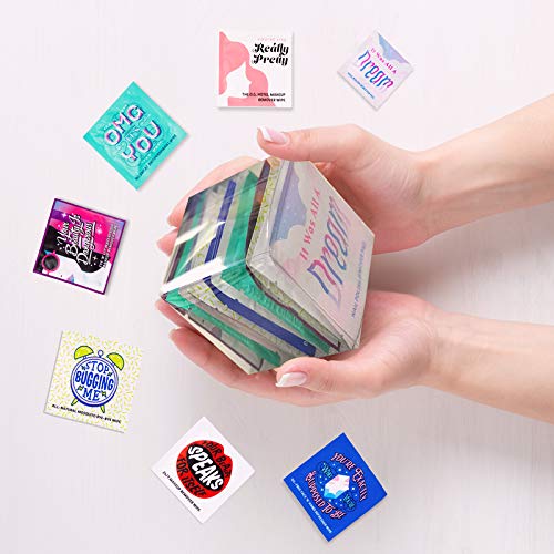 La Fresh My Beauty Is Unique Beauty Wipes Gift Pack - Contains 16 Individually Wrapped Wet Wipes Variety For Personal Care and Travel Essentials