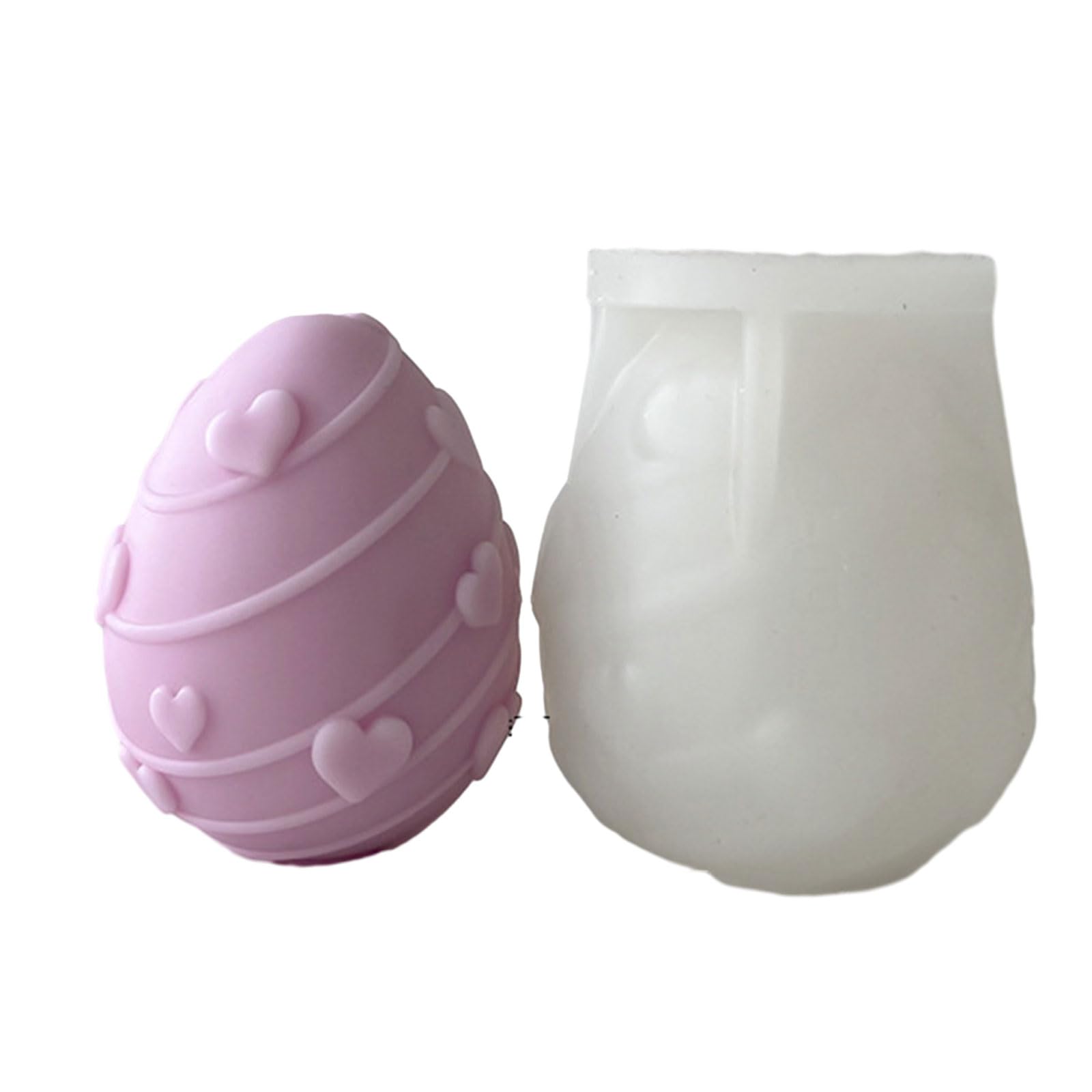 Buxuaaaa Eggs Mold Non Stick Easy to Demold for, Soap, Easter Party Decor, Easter Gift Bag Fillers Supplies