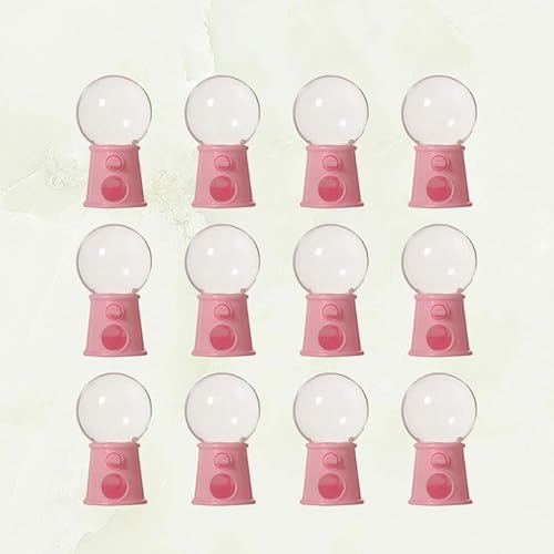 Miniatura 8 de Máquina de chicles Mini dispensador de caramelos 12 piezas dispensador de chicles de plástico Máquinas de goma de mascar Máquinas de atrapar dulces