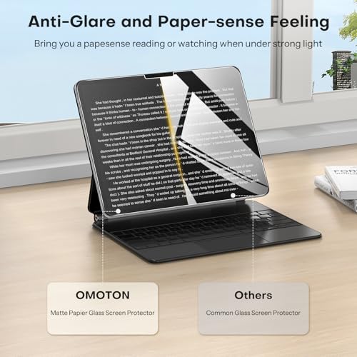 Image of OMOTON PAPERSENSE Paper Screen Protector for iPad Pro 11 M4 /M5, Paper Feel