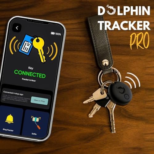 Image of Tag8 Dolphin Pro GPS Tracker Multiutility ble Track for Key Car Bike School Bags Document Luggage | Compatible Android & iOS, Anti-Lost & Loud Alert, Ring to Find | Locate on map| Battery Included