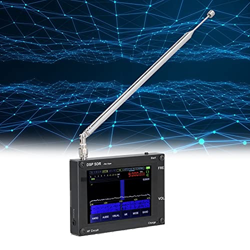 Radio SDR ultra delgado 50KHz-2GHz con pantalla táctil de 3.5in miniatura 7