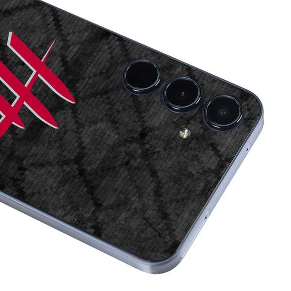 Skinit Decal Phone Skin Compatible with Galaxy A36 5G - Officially Licensed NBA Houston Rockets Dark Rust Design