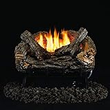 Peterson Real Fyre 16-inch Valley Oak Log Set With Vent-free Natural Gas Ansi Certified 20,000 Btu...