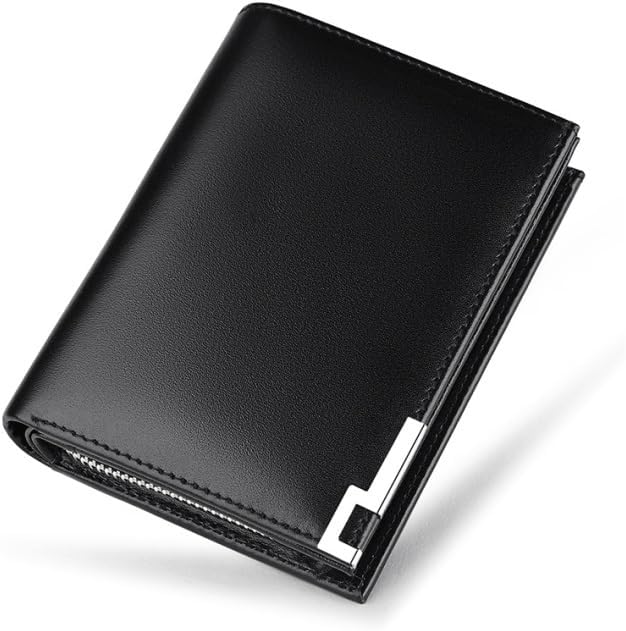 VIDI Men's Leather Wallet, Zipper, Hand-held