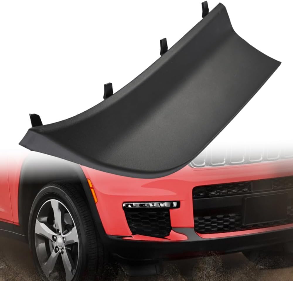 Riloer Front Fascia Spat Side Fender Trim Cover, 68421753AA, 68421752AA, Front Fascia Spat, Compatible with Jeep Grand Cherokee L 2021-2024, 1 pc (Right)