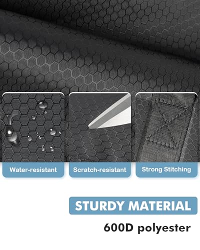 PEKREWS Billardqueue-Tasche, 4 x 5 mit Mehreren Taschen für 4 Hintern und 5 Schäfte, weich gepolsterte, stabile Pool-Queue-Tasche, Billardqueue-Rucksack mit verstellbaren Schultergurten für Damen und