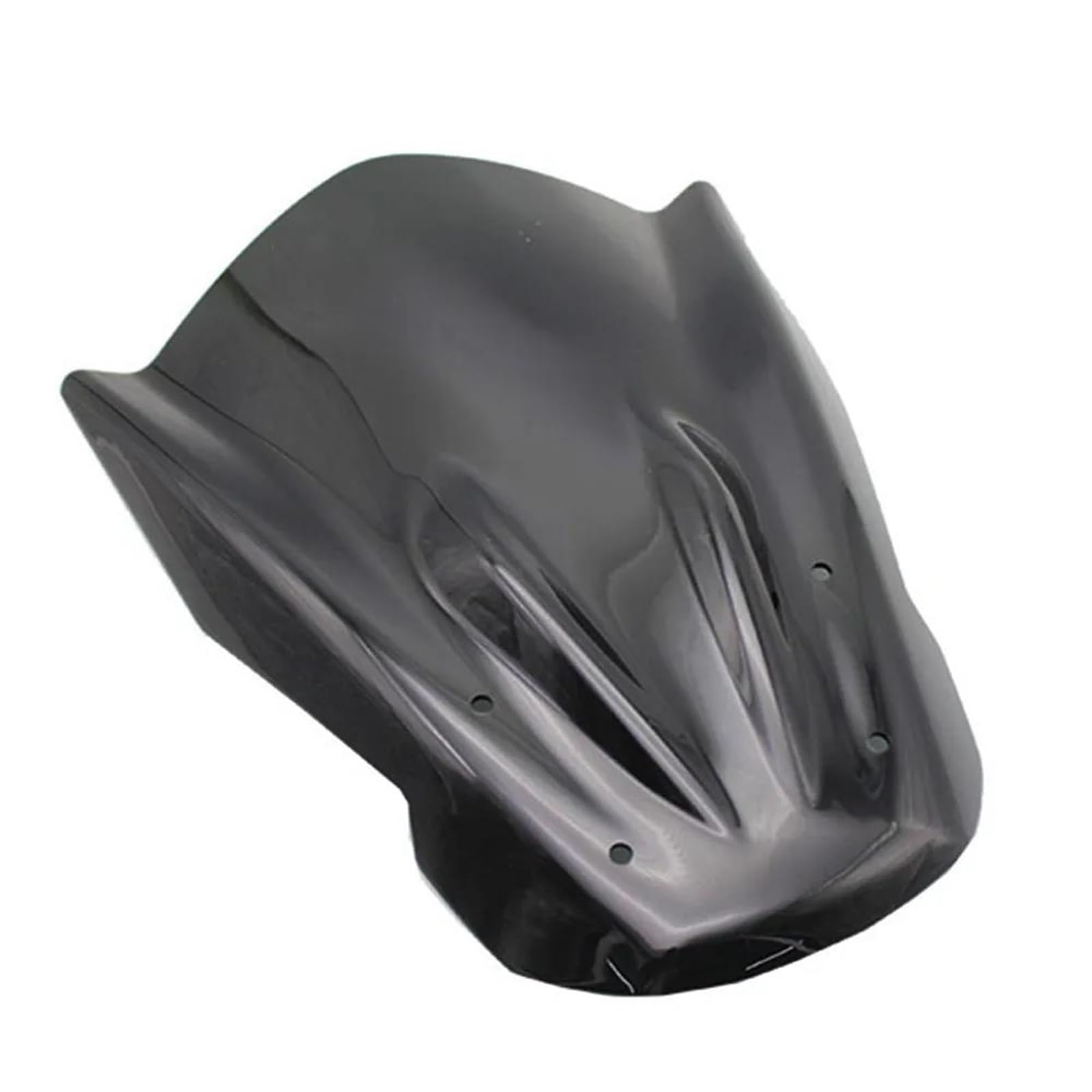 Cupolino Per Moto Per YAMAHA MT07 2014-2017 | Per FZ07 FZ MT 07 Parabrezza E Deflettori Con Staffa Di Montaggio Cupolino Paravento(Nero)