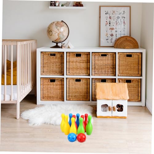 Desarrollo de habilidades con juguetes de bolos grandes para niños 3
