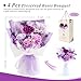 Preserved Flowers for Delivery Prime Purple Flowers Bouquet Lasting 1-3 Years, Birthday Gifts for Women Mom Grandma Wife Friend, Eternal Forever Real Roses for Birthday Mother’s Day Anniversary