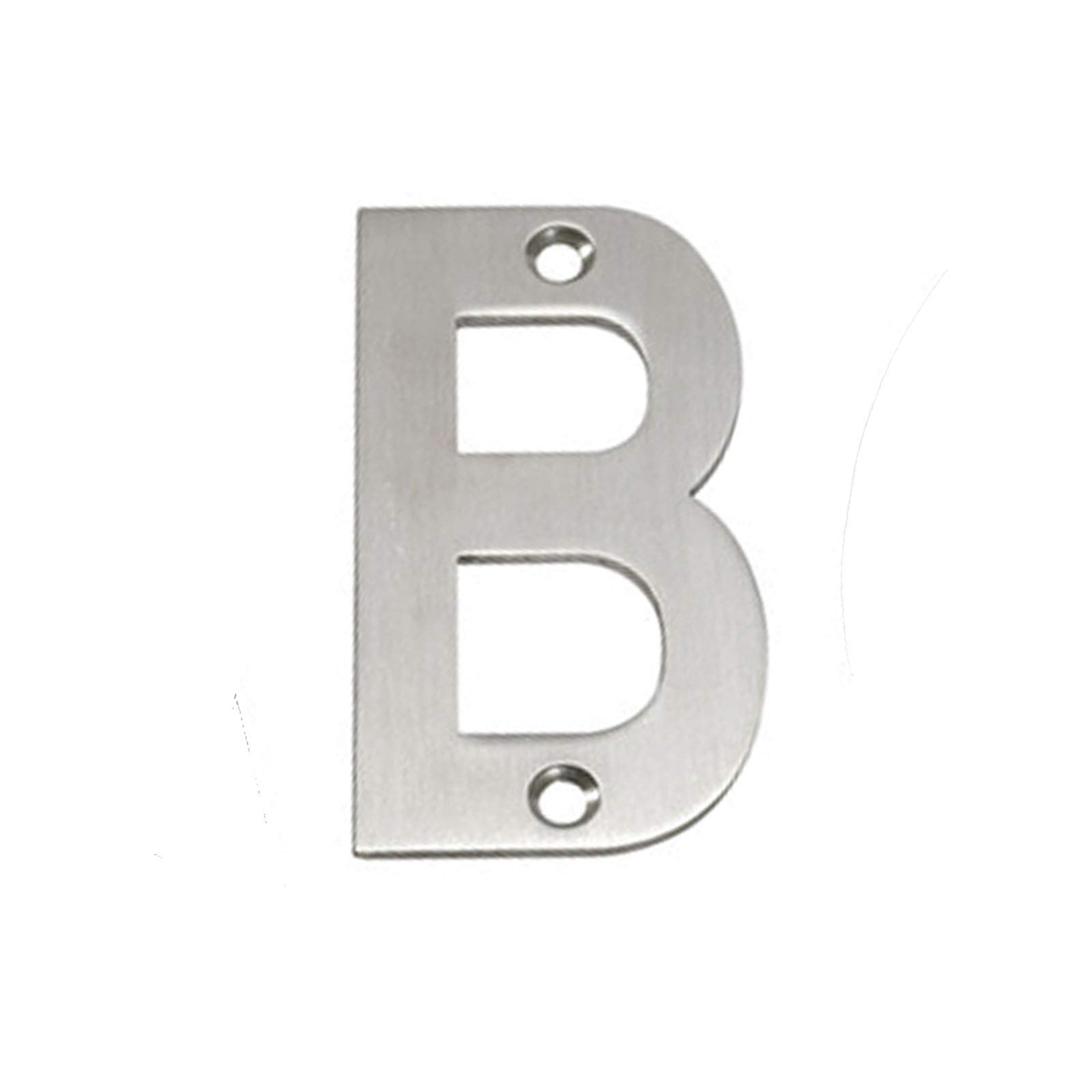Stainless Steel Letters House - Letters Brushed Stainless Steel (B)