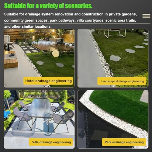 Kit d'évacuation en acier inoxydable pour l'aménagement de votre terrasse