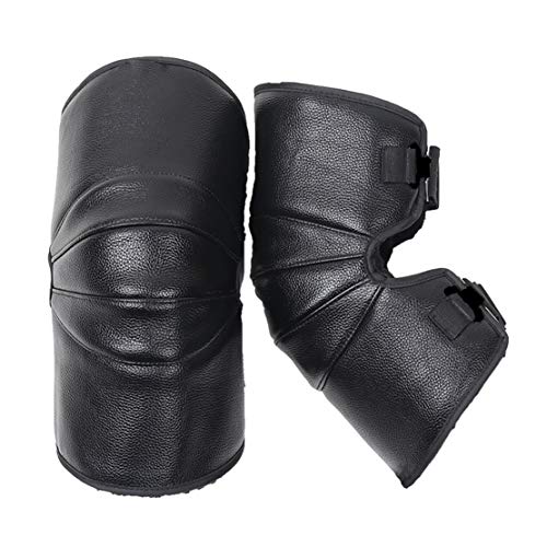 Genouillères de moto hiver AKT protection de genou chaude laine pour ski et motocross