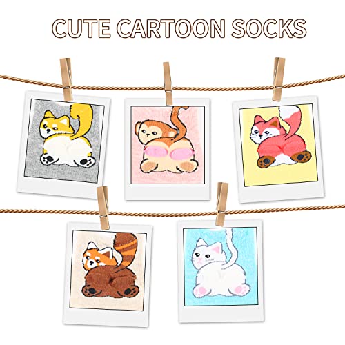 Image of Benefeet Sox Funny No Show Socks Womens Girls Fun Animals Novelty Low Cut Socks Cute Crazy Sock Non Slip Christmas Gifts