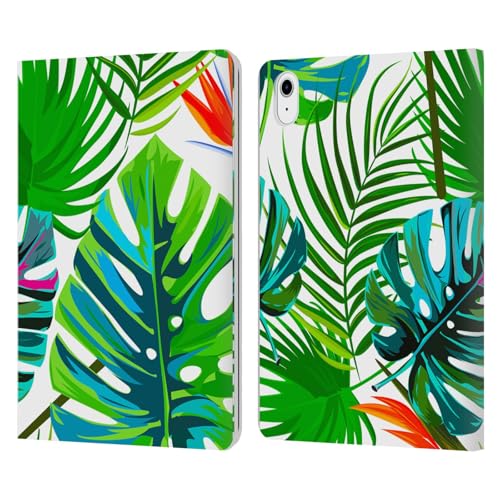Funda iPad Air 2022 cuero tipo libro Haroulita Hojas carcasa tablet