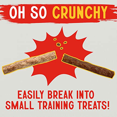 Canine Chews 5" Munchy Rawhide Sticks For Small Dogs Munchy Dog Treat Sticks 100 Pack (Beef & Chicken) #TOP1