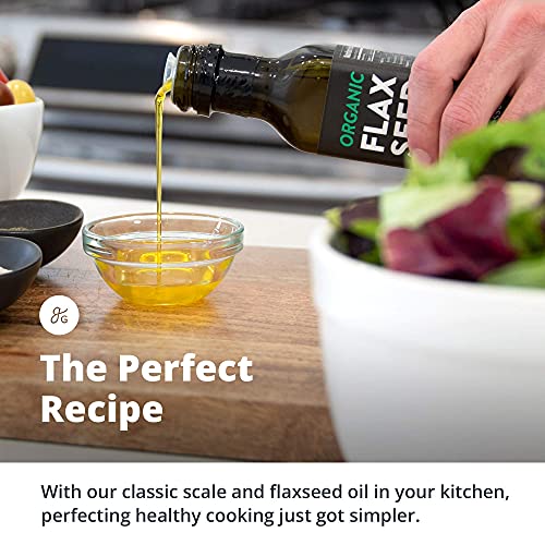 Greater Goods Kitchen ‘This Is How You Make A Healthy Lunch’ Bundle, Comes With Kitchen Scale And 250 Ml Bottle Of Flaxseed Oil, Products Designed In St. Louis. #TOP4